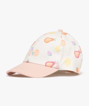 Casquette à motifs fruits bébé fille vue1 - GEMO(BEBE DEBT) - GEMO