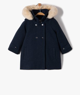 Manteau bébé fille à capuche avec doublure chaude - LuluCastagnette vue1 - LULUCASTAGNETTE - GEMO