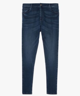 Jean femme grande taille coupe Slim taille normale confort + vue4 - GEMO (G TAILLE) - GEMO