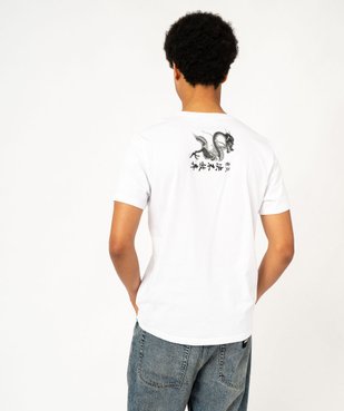 Tee-shirt manches courtes avec motif dragon homme - Ashmolean Museum vue3 - HOKUSAI - GEMO