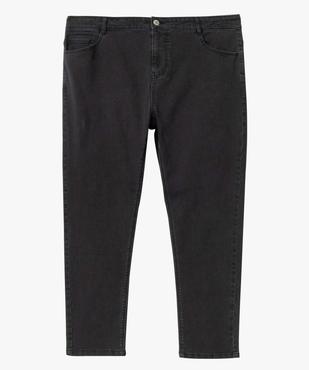 Pantacourt en jean femme grande taille en denim stretch vue4 - GEMO 4G GT - GEMO