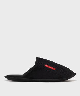 Chaussons mules en velours doux homme vue1 - GEMO 4G HOMME - GEMO