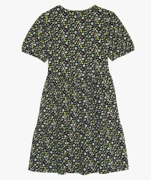 Robe fille à manches courtes en maille texturée vue4 - Nikesneakers (JUNIOR) - Nikesneakers