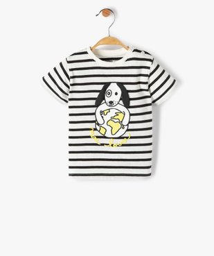 Tee-shirt bébé garçon à manches courtes avec motifs vue1 - GEMO 4G BEBE - GEMO