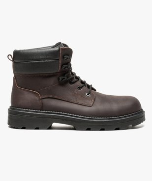 Chaussures hautes de sécurité avec semelle antistatique et résistante aux huiles vue1 - GEMO (SECURITE) - GEMO