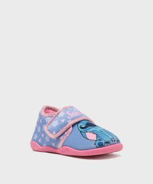 Chaussons en velours à scratch moelleux imprimé fille - Stitch vue2 - LILO & STITCH - GEMO