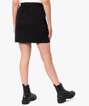 Jupe femme avec poches à rabat vue3 - GEMO(FEMME PAP) - GEMO