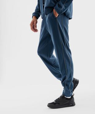 Pantalon de jogging avec liserés réfléchissants homme vue1 - GEMO (HOMME) - GEMO
