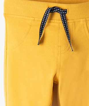 Pantalon de jogging bébé uni vue2 - GEMO C4G BEBE - GEMO