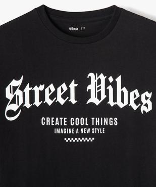 T-shirt droit manches courtes garçon vue2 - GEMO 4G GARCON - GEMO