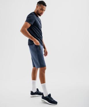 Bermuda de sport avec poches zippées homme vue5 - GEMO (HOMME) - GEMO