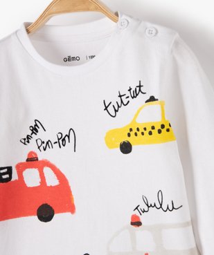 Tee-shirt bébé garçon imprimé fantaisie vue2 - Nikesneakers(BEBE DEBT) - Nikesneakers
