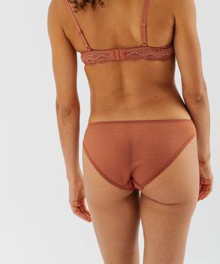 Culottes en dentelle et tulle femme (lot de 2) vue2 - GEMO(HOMWR FEM) - GEMO