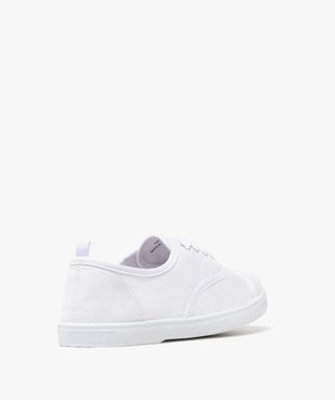 Baskets en toile avec lacets et bout renforcé femme vue12 - VALENTINA BALDA - GEMO