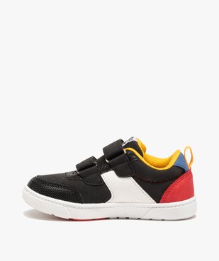 Tennis garçon multicolores à double scratch vue3 - GEMO (ENFANT) - GEMO