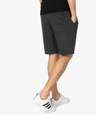 Bermuda homme en maille molletonnée vue3 - GEMO (HOMME) - GEMO