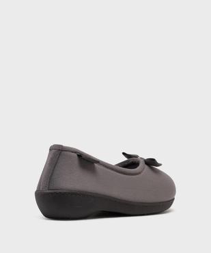 Chaussons ballerines à talon compensé femme - Isotoner vue4 - ISOTONER - GEMO