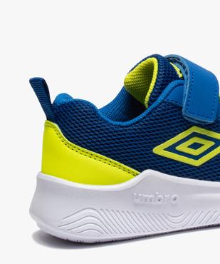 Baskets garçon running bicolores à scratch - Umbro vue6 - UMBRO - GEMO
