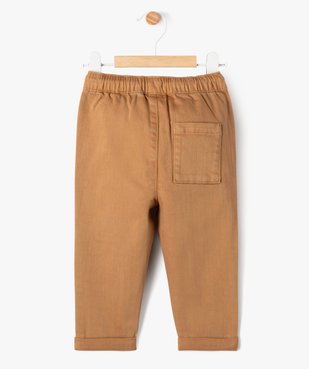 Pantalon en denim coloré bébé garçon vue5 - GEMO(BB COUCHE) - GEMO