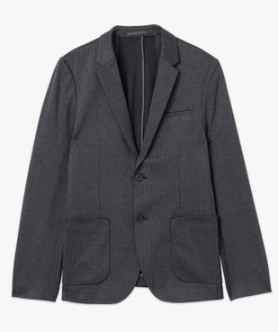 Veste de costume homme à motif pied de poule vue4 - GEMO (HOMME) - GEMO