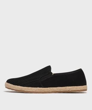 Slippers en toile homme - Urban Steps vue3 - URBAN STEPS - GEMO