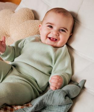 Ensemble 2 pièces en maille bébé fille : pull et pantalon vue4 - GEMO 4G BEBE - GEMO