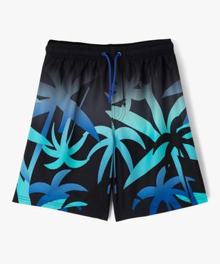 Short de bain à imprimé palmiers garçon vue1 - GEMO (JUNIOR) - GEMO