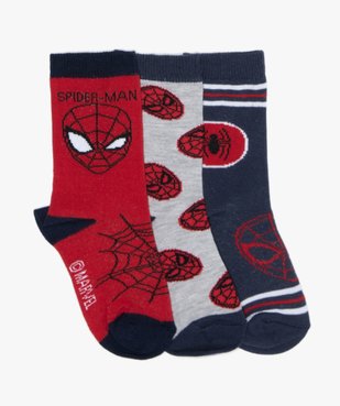 Chaussettes garçon à motifs (lot de 3) - Spiderman vue1 - SPIDERMAN - GEMO