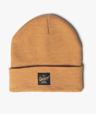 Bonnet homme uni contenant du polyester recyclé vue1 - GEMO C4G HOMME - GEMO