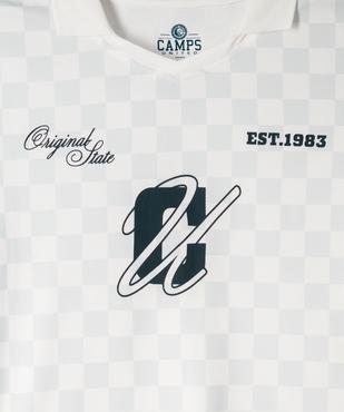 Tee-shirt de sport manches courtes coupe large fille - Camps United vue3 - CAMPS - GEMO