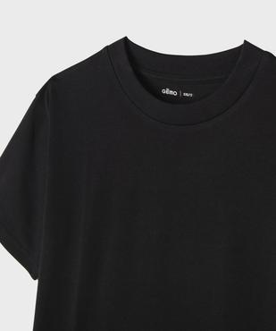 Tee-shirt manches courtes en jersey de coton garçon vue2 - GEMO (JUNIOR) - GEMO