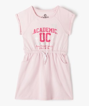 Robe fille à manches courtes look sport - Camps United vue1 - CAMPS UNITED - GEMO