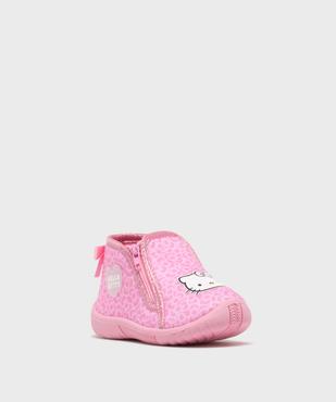 Chaussons bottillons fermeture zip bébé fille - Hello Kitty vue2 - HELLO KITTY - GEMO