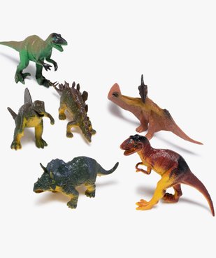 Pochette de 6 figurines dinosaures vue2 - AUTRES MARQUES - GEMO