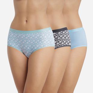 Boxers confort en coton stretch femme (lot de 3) - Les Pockets Dim vue2 - DIM - GEMO