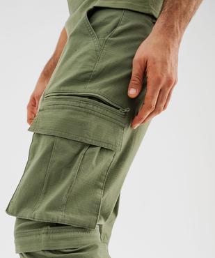 Pantalon cargo 2-en-1 transformable en short homme - Roadsign vue3 - ROADSIGN G4G - GEMO