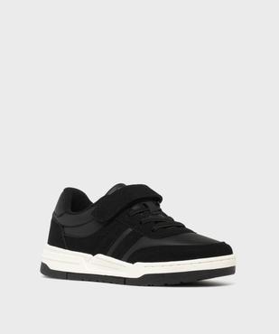 Baskets basses à scratch et lacets élastiques garçon - 5 Miles vue2 - 5 MILES - GEMO