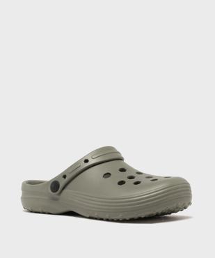 Sabots souples unis et perforés homme vue2 - GEMO (PLAGE) - GEMO