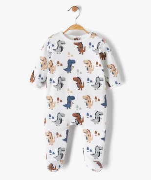 Pyjama bébé garçon avec motifs dinosaures vue1 - GEMO(BB COUCHE) - GEMO