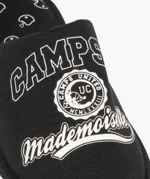 Chaussons femme mules en jersey imprimé – Camps United vue6 - CAMPS UNITED - GEMO