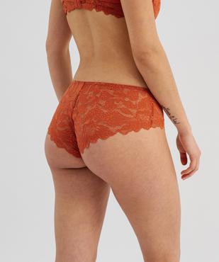 Shorty en dentelle et microfibre femme vue2 - GEMO(HOMWR FEM) - GEMO