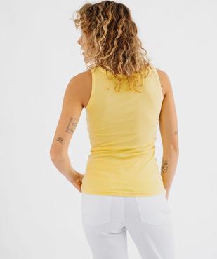Débardeur à col rond femme vue3 - GEMO 4G FEMME - GEMO