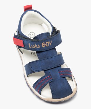 Sandales bébé garçon à talon fermé - LuluCastagnette vue5 - LULU CASTAGNETT - GEMO