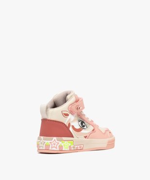 Baskets fille mid-cut licorne fantaisie avec détail lumineux  vue5 - LOVELY WINGS GEMO FOR GOOD - GEMO