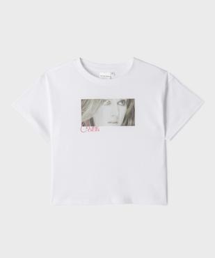 Tee-shirt col rond imprimé fille - Celine Dion vue1 - CELINE DION - GEMO
