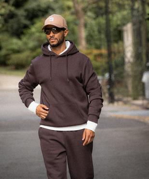 Sweat à capuche en molleton doux homme vue5 - GEMO 4G HOMME - GEMO