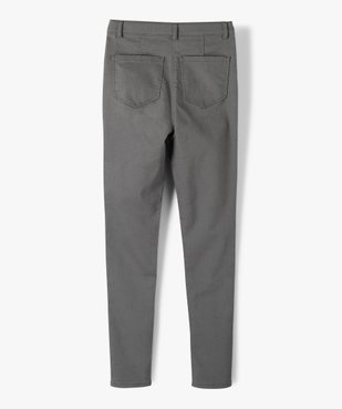 Pantalon fille coupe Ultra Skinny taille haute vue3 - GEMO (JUNIOR) - GEMO