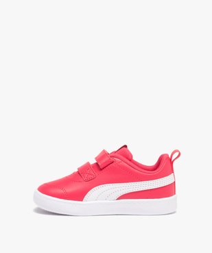 Tennis fille bicolores à scratch – Puma Courtflex vue3 - PUMA - Nikesneakers