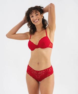 Shorty en dentelle et tulle femme (lot de 2) vue1 - GEMO(HOMWR FEM) - GEMO