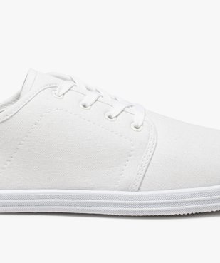 Chaussures basses homme style tennis en toile unies à lacets vue6 - GEMO (SPORTSWR) - GEMO